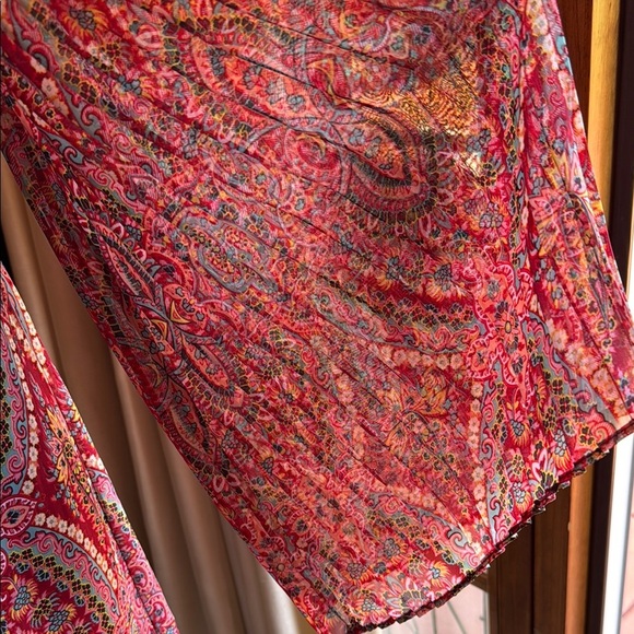 Fire Los Angeles Red and Pink Sheath Cocktail Dress - Picture 8 of 12